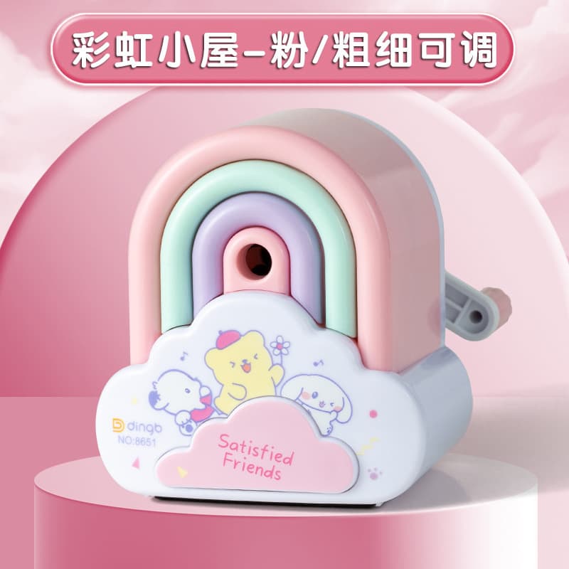 Astronaut Student Pencil Sharpener Hand-cranked Pencil Sharpener for Kids Automatic Lead Feed Durable Pencil Sharpening Machine
