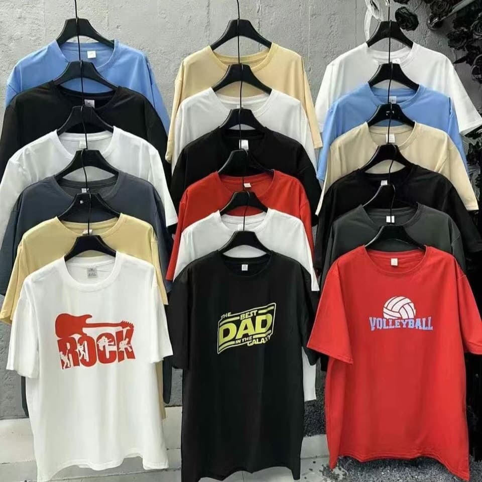 Cross-border factory direct export to Southeast Asia and Latin America Men's T-shirt Pique Cotton Men's Running Short Sleeve
