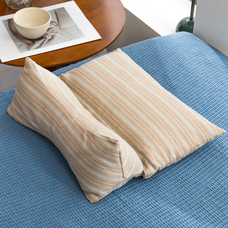 Triangular Combination Pillowcase Buckwheat Pillow Coarse Cloth Cervical Pillowcase Helps Sleep Single Hard Pillowcase Old Coarse Cloth Pillow