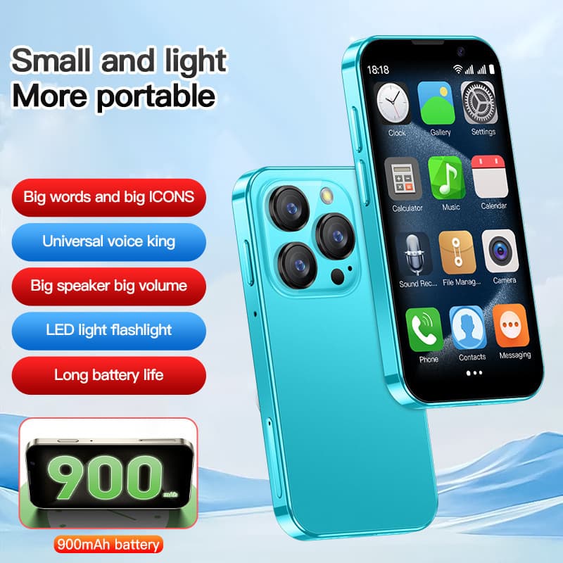XS18PRO Mini Smartphone 2+16GB Pocket Card Phone Small 3G Android Cross-border Google 3.0 Screen