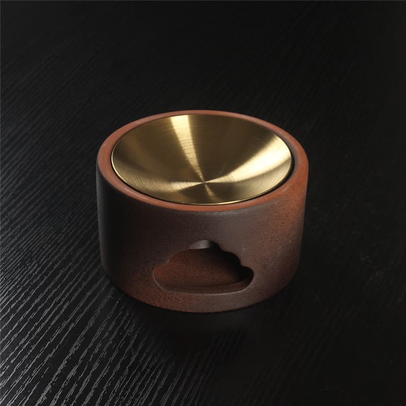Ceramic candle base heated essential oil incense burner home club aromatherapy lamp coffee powder sandalwood incense diffuser