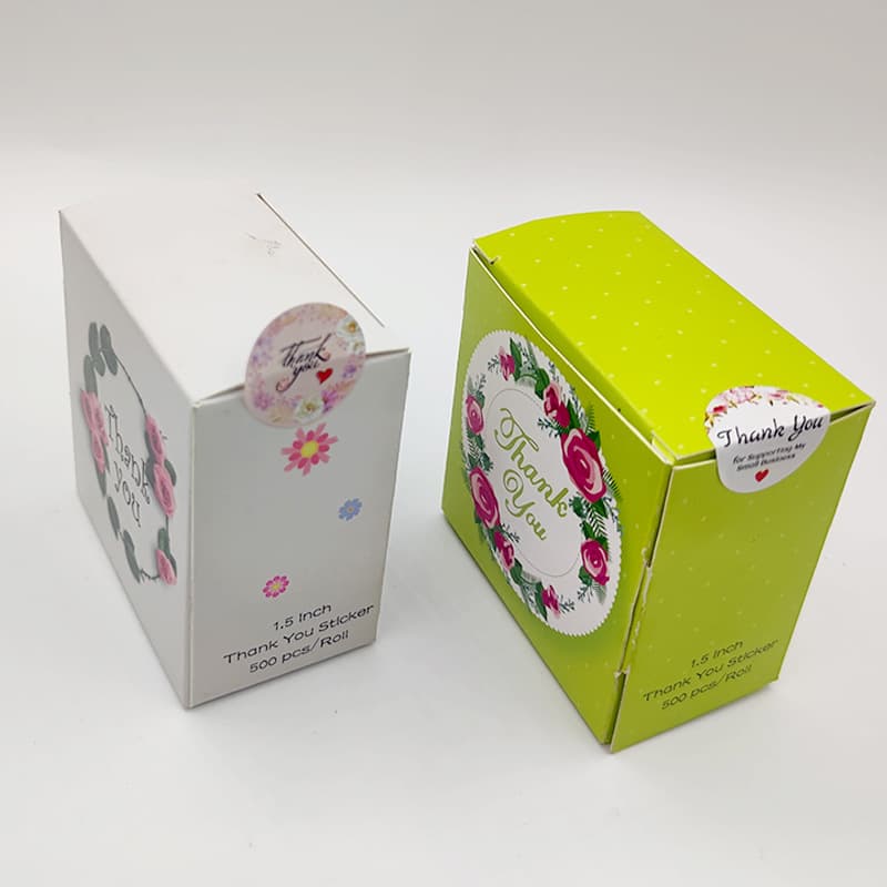 Thank You Stickers Floral Thank You Sealing Stickers Baking Paper Envelope Stickers Export Gifts