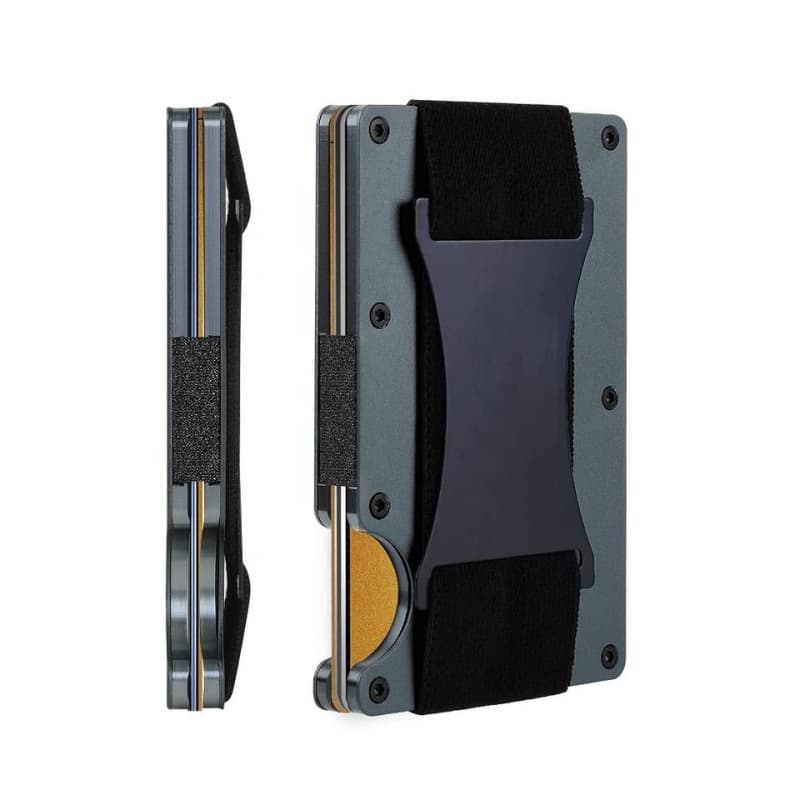 Cross-border hot-selling aluminum alloy card holder multi-functional RFID anti-theft card holder metal card holder credit card box