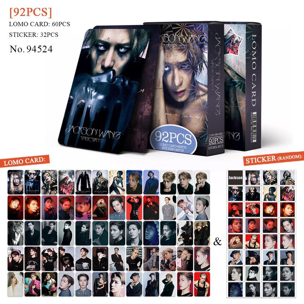 Cross-Border Exclusive In-Stock 92 Wang Jiaer Photocard Magicman2 Album Kpop Merchandise Lomo Photo Cards