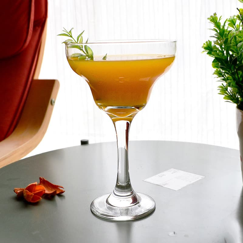 Libbey Stemmed Glass Multi-Layer Margarita Glass Beverage Martini Cup Dessert Bar Cup