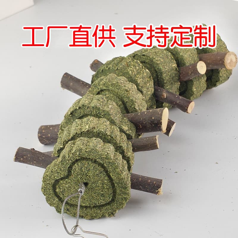 Branch Chew Toy Rabbit Bite String Pig Teeth Grinding Snack Pet Supplies Grass Cake String Dental Floss For Pets