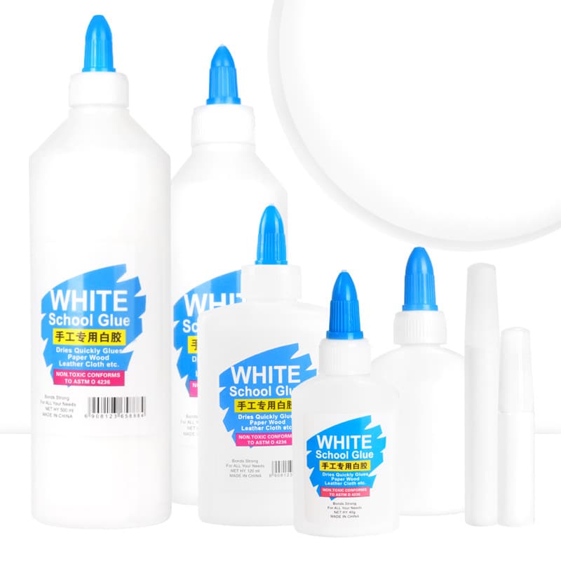 Children's DIY white latex glue 40ml, student model material woodworking white glue, manufacturer direct
