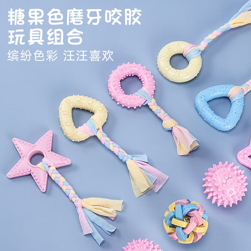 In Stock Pet Toys Wholesale Durable Chew Stick TPR Teething Toy for Teddy Golden Retriever Interactive Training Dog Play