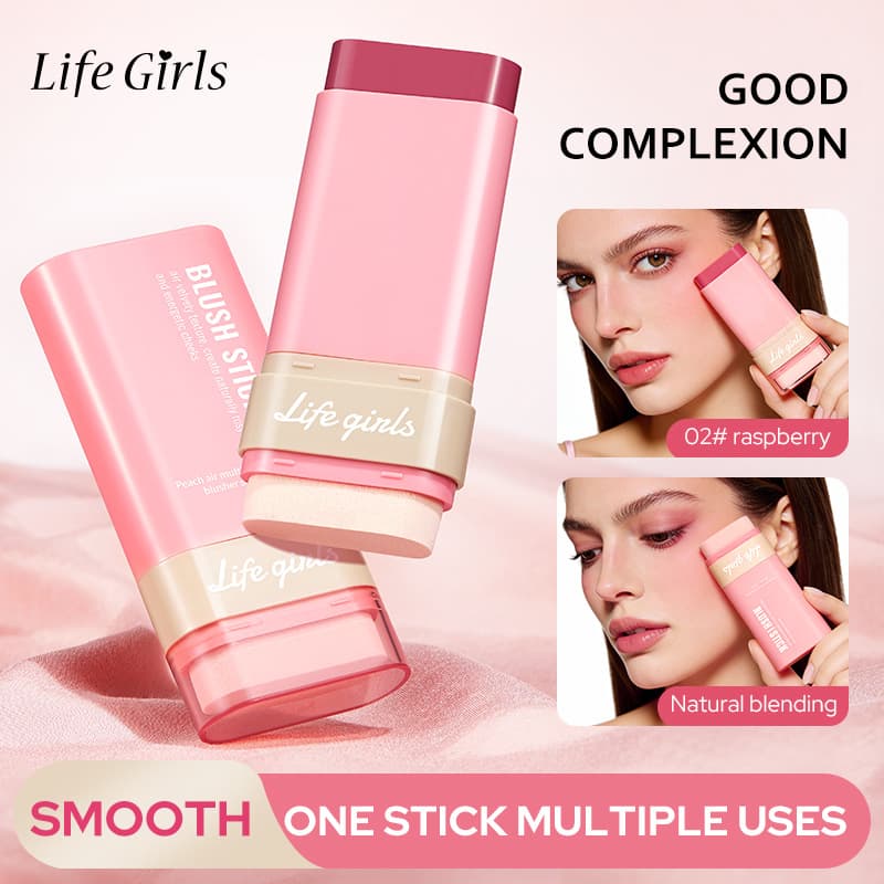 LifeGirls Peach Air Multi-Purpose Blusher Stick Cross-Border Beauty