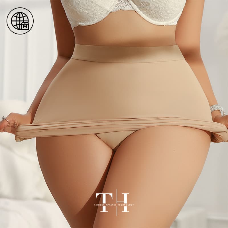 Cross-border Europe and America Women's Summer Sexy Hot Bodycon Mini Skirt Thong 2-in-1 Tummy Control Panty
