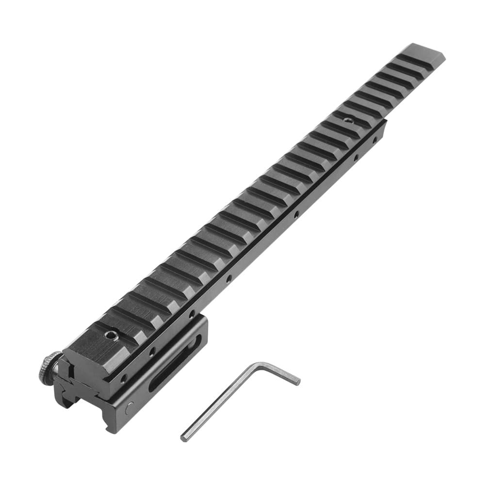 21 to 21mm Rail Riser 260mm Metal Height Extension Adapter Scope Mount