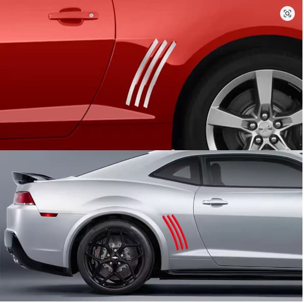 Amazon AliExpress Cross-border Trade Car Body Waistline Sticker Stripes Personalized Modification Door Side Skirt Decals