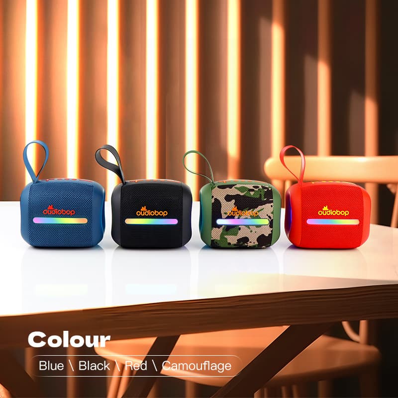 Fabric Bluetooth Speaker Wireless High-Quality Sound Subwoofer Mini Small Home Outdoor Bluetooth Speaker