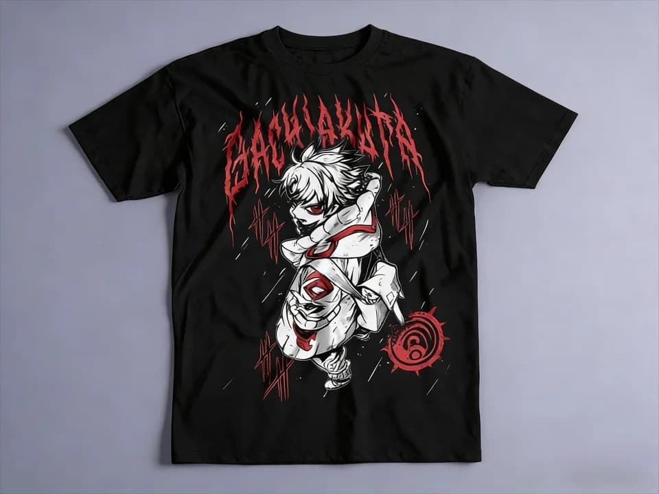 2026 Japanese Popular Anime Gachiakuta T-Shirt Retro Y2K Short Sleeve Harajuku Casual Cotton T-Shirt for Men