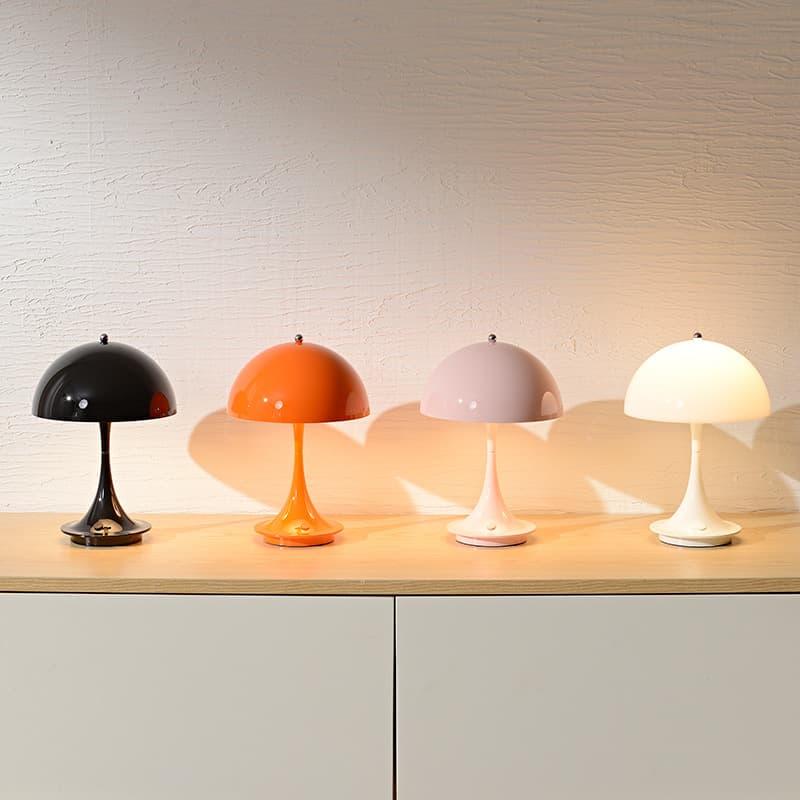 Danish Panthella Table Lamp, Nordic Designer Mushroom Lamp for Living Room, Study, Bedroom, Bedside