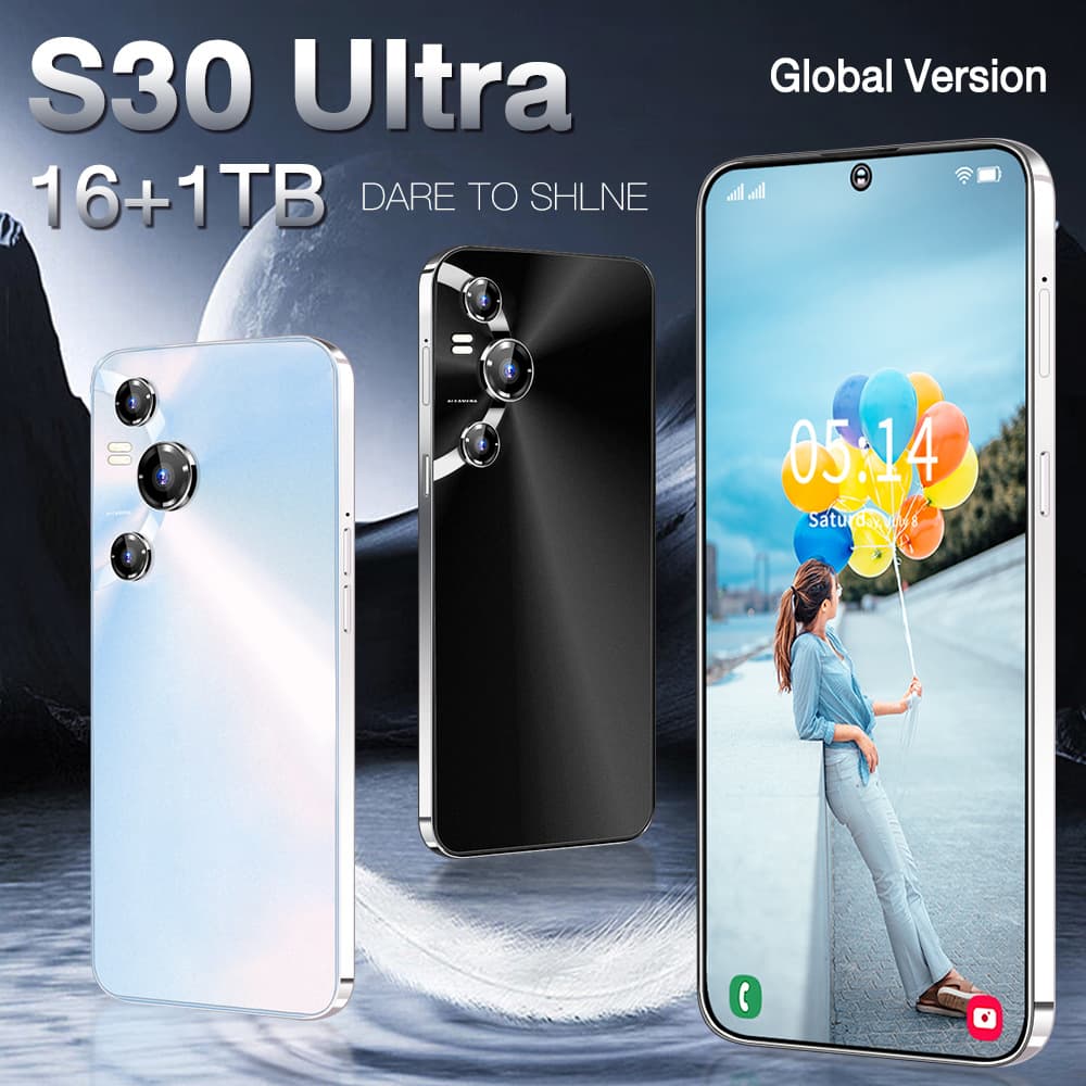 S30 Ultra Cross-border Smartphone Android 7.3-inch Large Screen Smartphone Source Factory Dropshipping TK