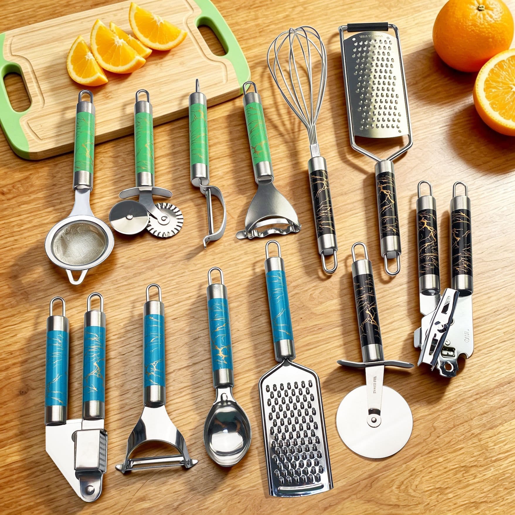 Cross-Border Kitchen Gadget for Slicing Melon, Ginger, and Potato Shreds; Stainless Steel Grater for Cutting Radish