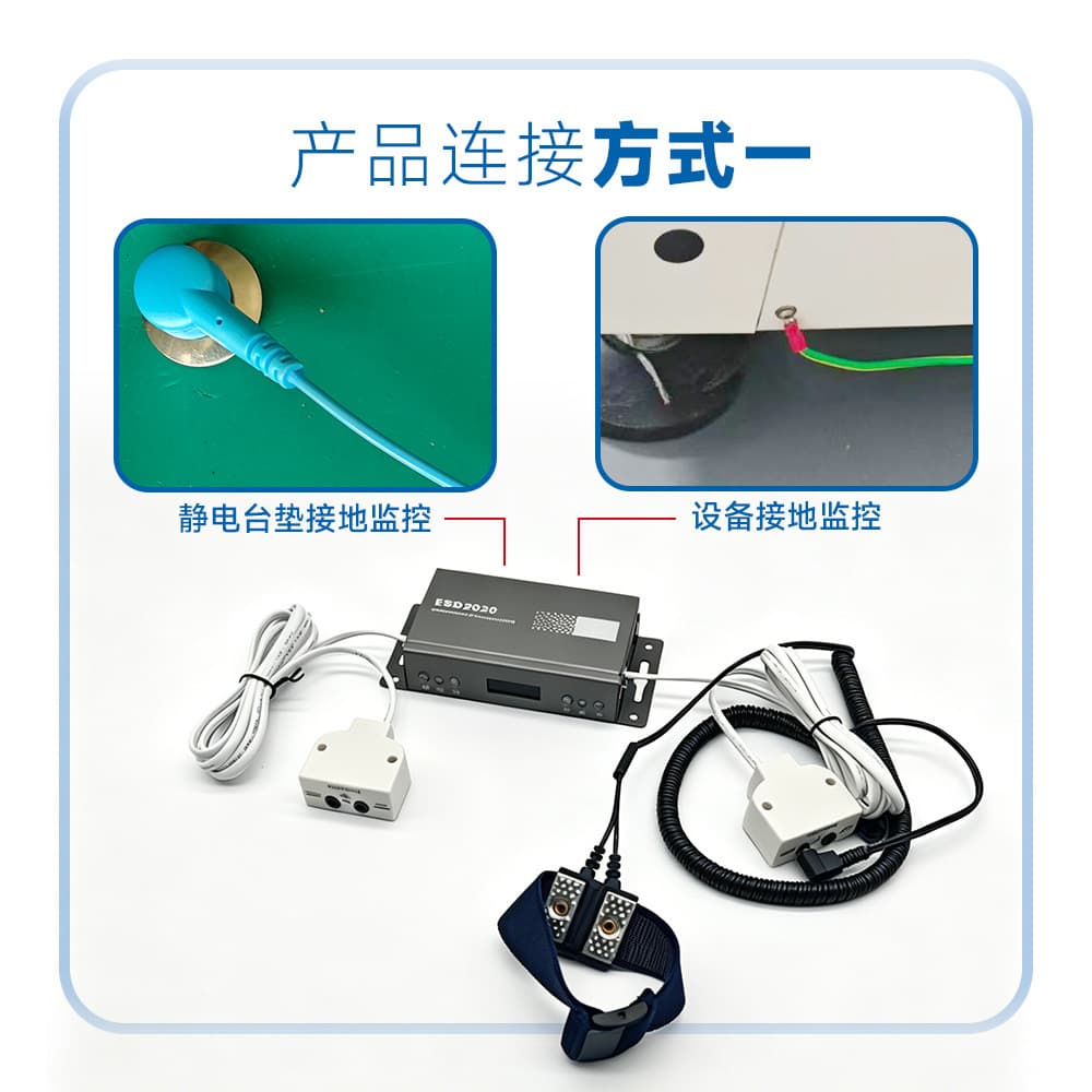 Anti-Static Monitoring System Wrist Strap Alarm Electrostatic Monitor
