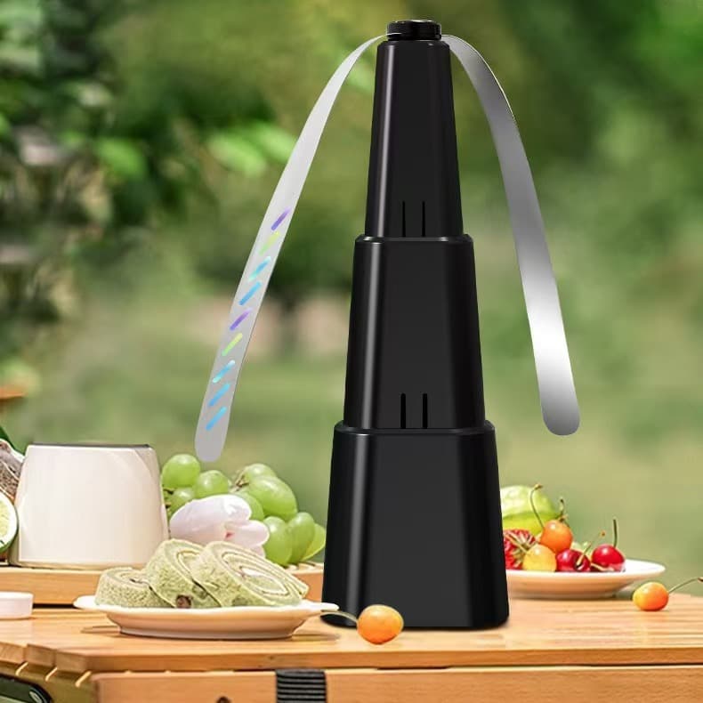 Rechargeable Insect Repellent for Indoor and Outdoor Home Use, Dual-Purpose Hanging and Standing, Convenient USB Multi-Function Fan Fly Repeller