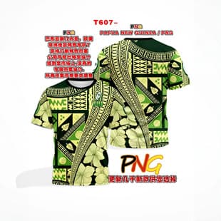 FIJI Fiji 3D Short Sleeve T-Shirt Wholesale PNG Papua New Guinea Oceania Short Sleeve T-Shirt Wholesale Printed T-Shirt Source Factory