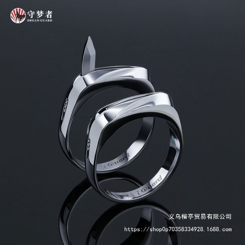 Dream Keeper self-defense ring weapon legal outdoor travel knife men and women self-rescue anti-bad guys anti-domestic violence artifact