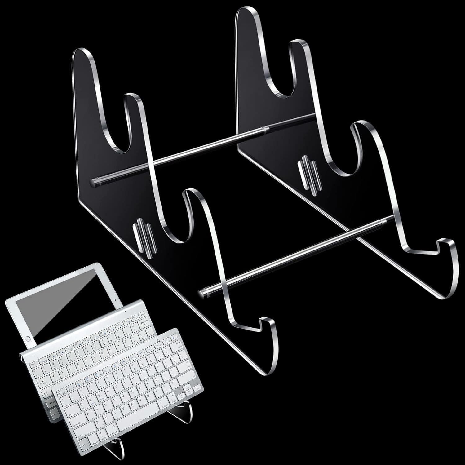 Acrylic Mechanical Keyboard Display Stand Single Double Multi-layer Storage Rack Exhibition Keyboard Base Holder
