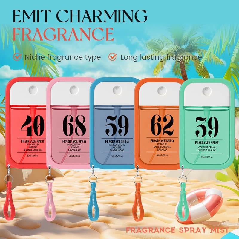 Cross-Border Bestseller Beach Digital Non-Alcoholic Perfume Body & Hair Fragrance Spray Brazil Rio Oushen TK