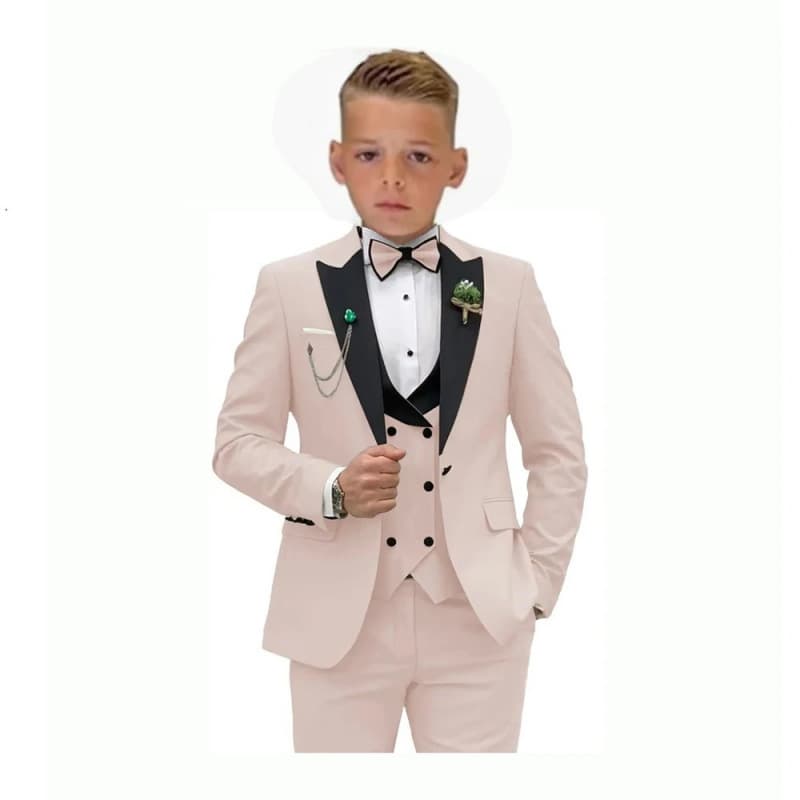 Cross-Border Aliexpress Children's Formal Wear Boys' Birthday Model Runway Suit Flower Boy Wedding Amazon Suit Set