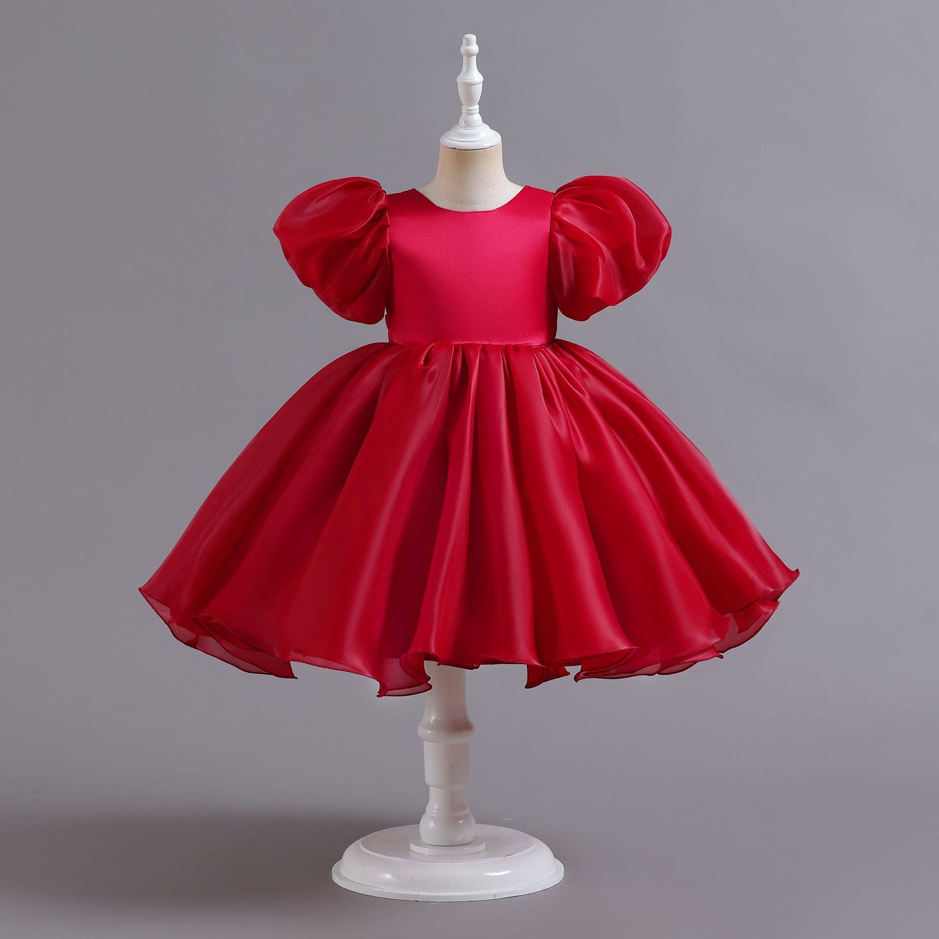Girls' Dress Cotton Blend Children's Gown 2025 New Princess Dress Girls' Formal Dress High-End Wholesale