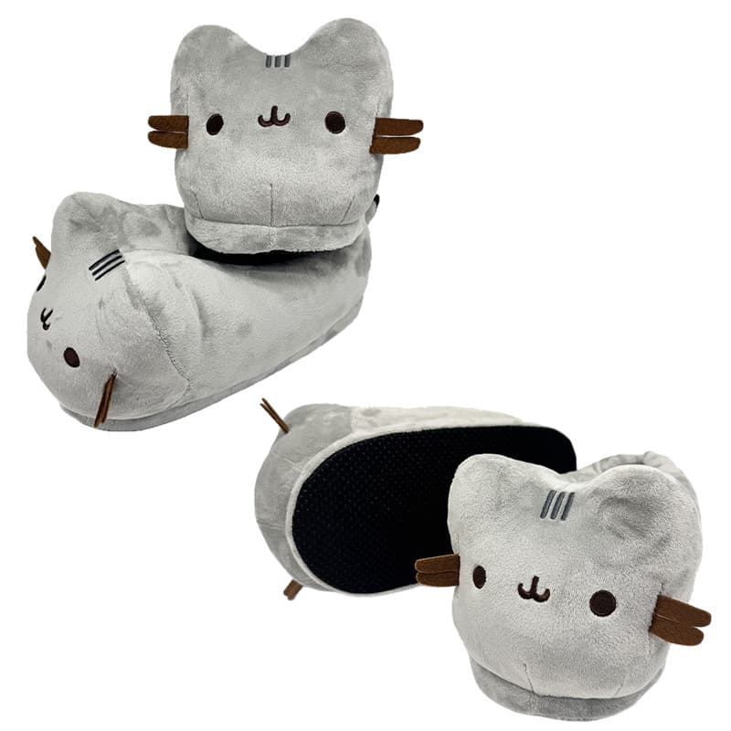 New Arrival In Stock Cross-Border Pusheen Plush Warm Thick Indoor Home Autumn Winter Cotton Slippers Wholesale