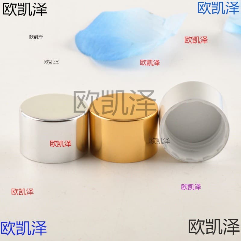 24-tooth 20-tooth 28-tooth Anodized Aluminum Gold Silver Screw Cap for Hydrosol Bottle, Screw Cap for Essential Oil Lotion Bottle