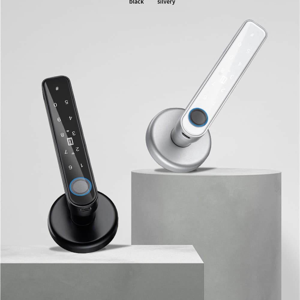 TTLock APP Smart Lock Home Door Lock Hotel Room Card Door Indoor Wooden Door Fingerprint Lock Bluetooth Lock
