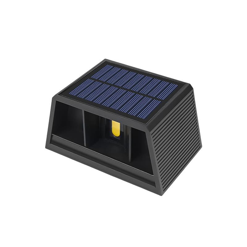 Cross-border LED solar wall light outdoor garden wall decorative wall light adjustable brightness landscape atmosphere light