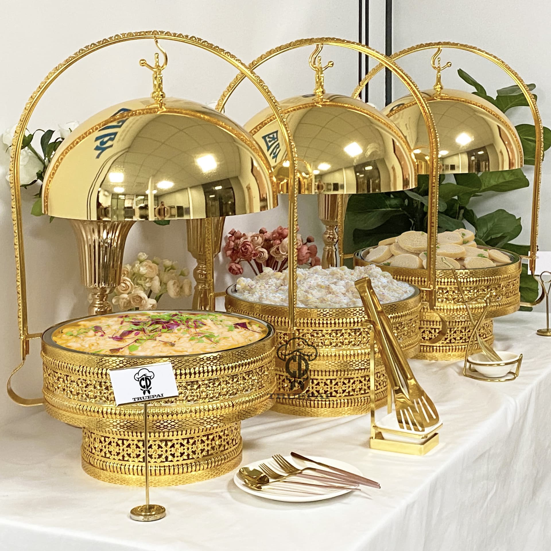 Golden Buffet Catering Stainless Steel Chafing Dish Food Warmer