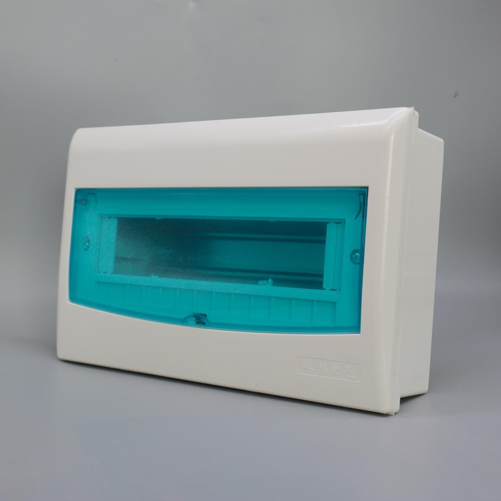 All-plastic or iron base with plastic surface 10-13 circuit box, distribution box, circuit enclosure