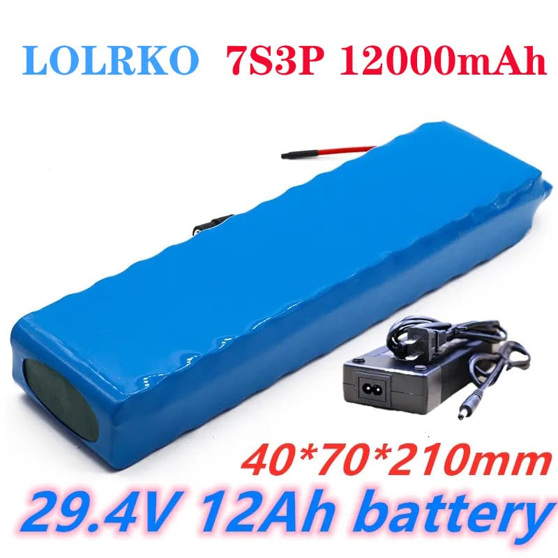 Cross-border Export Model 7S3P Battery Pack 12000mAh 18650 Lithium Battery Pack with BMS Protection