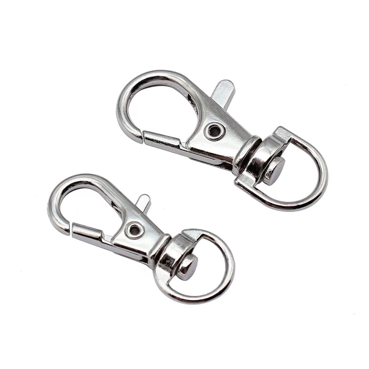 Zinc alloy 35mm3g dog buckle metal keychain accessories hardware jewelry leather goods luggage rotating hook buckle fish mouth buckle