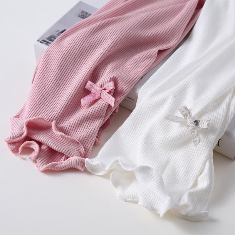 Girls' summer thin leggings, girls' cropped pants, children's modal baby versatile anti-mosquito pants, summer slim pants
