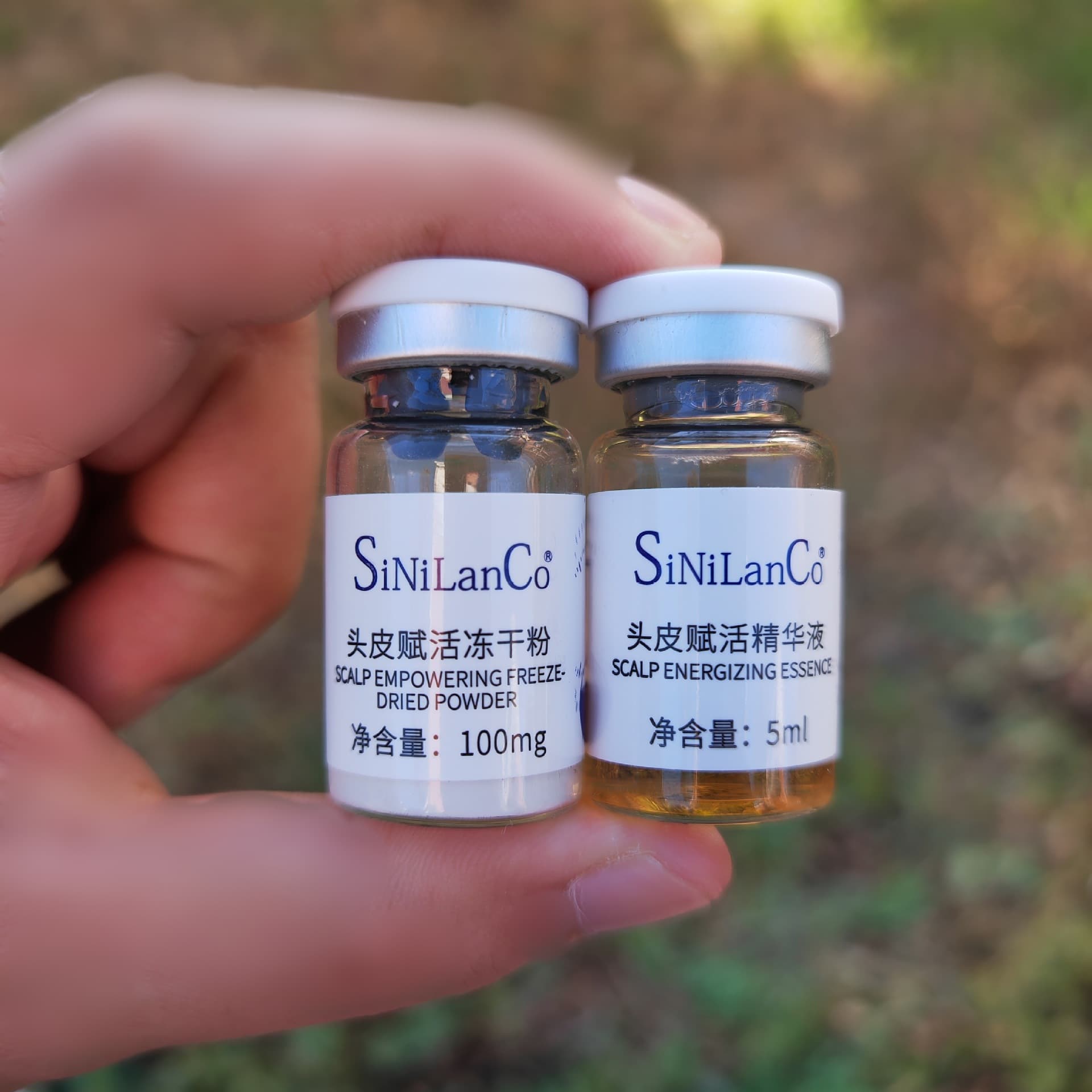 Keratin Hair Growth Lyophilized Powder, Hair Follicle Density Growth, Anti-Hair Loss Cell Protein Genuine Set Box