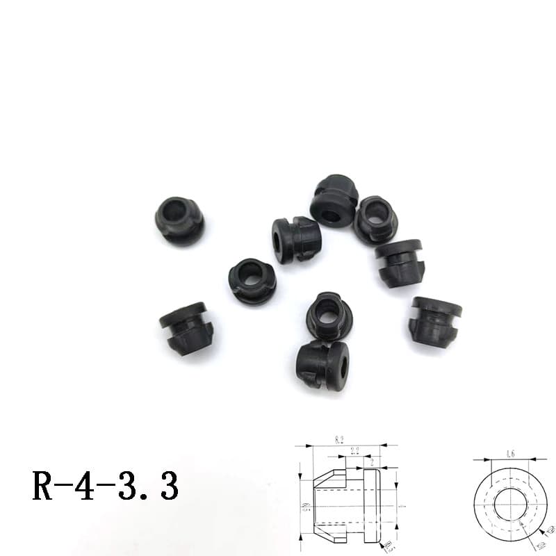 Supply of Wire Pass-Through Sleeves, Nitrile Rubber Wear-Resistant Wire Guards, Double-Sided Perforated Silicone Wire Sleeves, Wire Protection Rings