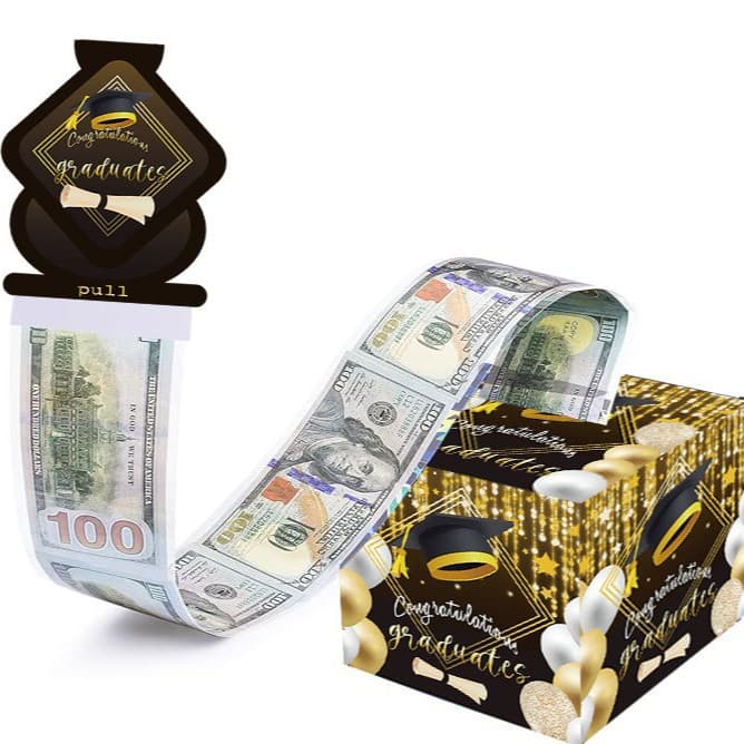 Graduation season surprise party theme decoration cash drawer money box holiday party venue atmosphere layout props