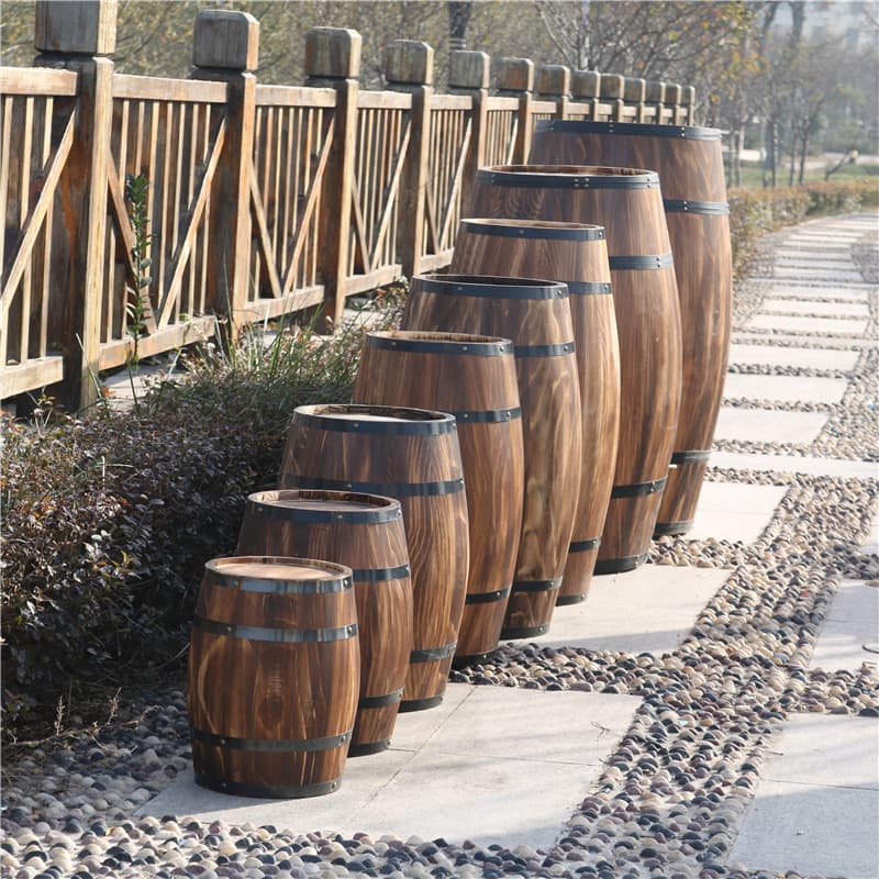 Beer Barrel Oak Barrel Wine Barrel Wooden Red Wine Barrel Decorative Ornament Bar Wedding Photography Prop
