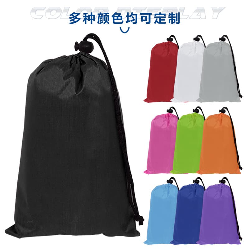 Colored 210D Oxford Cloth Single Drawstring Bag 23*30cm, Custom Polyester Drawstring Bag