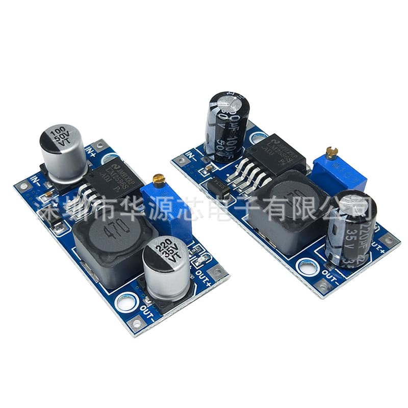 LM2596S DC Adjustable Step-Down Power Module 3A Regulator DC-DC 3.3V/5V/12V Through-Hole/SMD