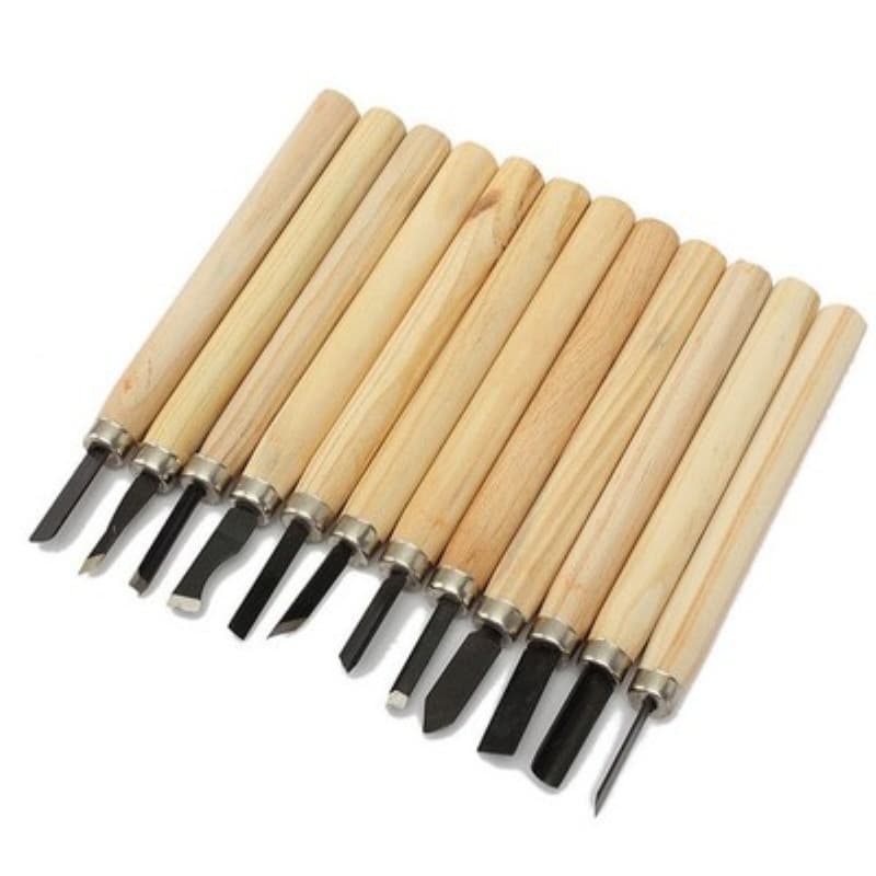 Cross-Border wood carving chisel hand tool set for basic detailed carving woodworking chisel multi-function