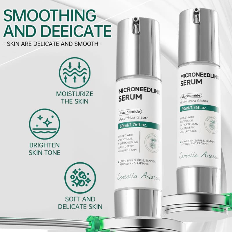 Cross-border foreign trade spot MICRONEEDLING SERUM microneedle essence facial moisturizing smear essence