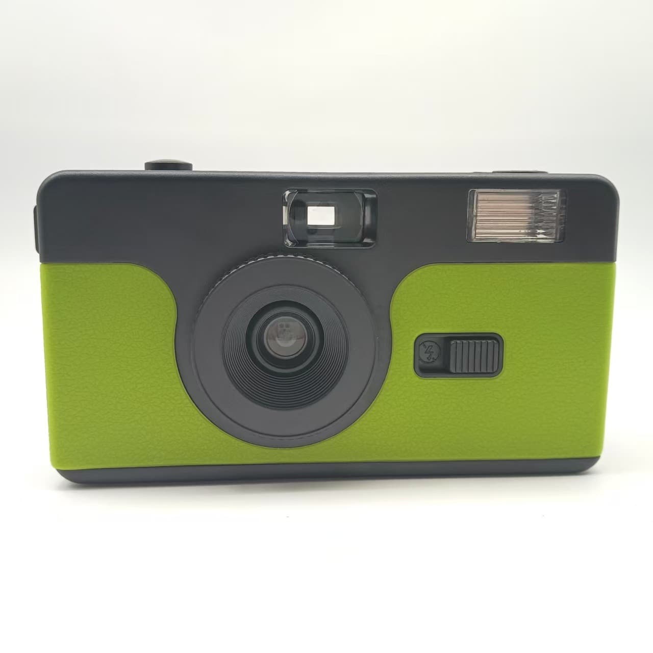 Black Green New 35mm Film Camera with Flash Point-and-Shoot Film Camera Gift Retro Film Camera
