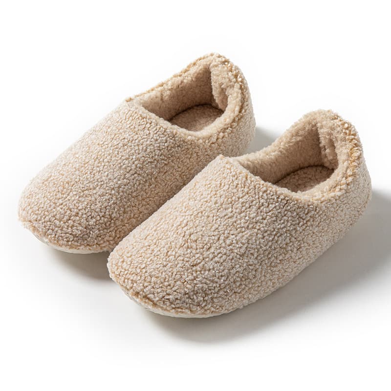 Cross-border Trade Maternity Slippers with Fur Lining, Indoor Home Women's Warm Cotton Slippers for All Seasons