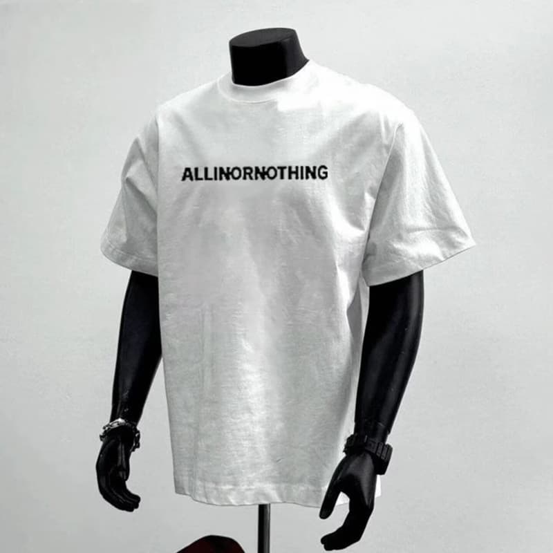 High quality pure cotton men's popular short-sleeved T-shirt 2026 summer new casual round neck T-shirt sports top