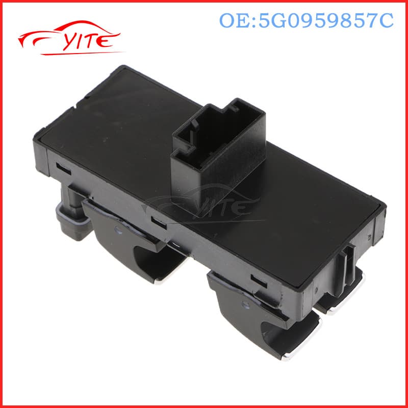 Black Power Window Master Switch Button 5G0959857C for Volkswagen Golf GTI MK7